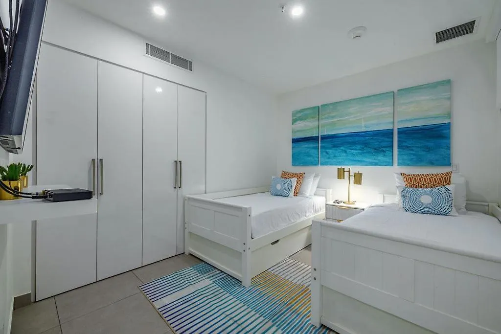 Hh-2Bdr413 - New Modern Apartment In Oceanfront Luxury Condo In Aruba! Oranjestad